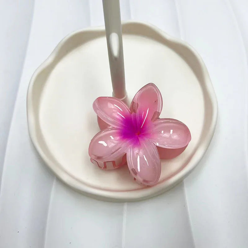 Large Flower Claw Clips