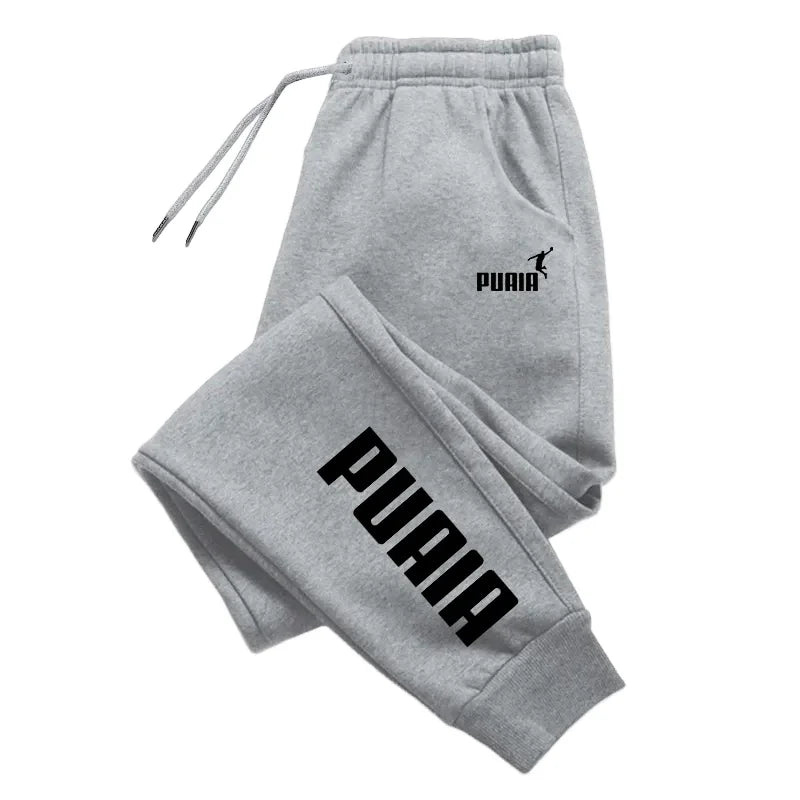 Letter Print Women’s Jogger Pants – Autumn/Winter Loose Fit Fitness & Streetwear Trousers