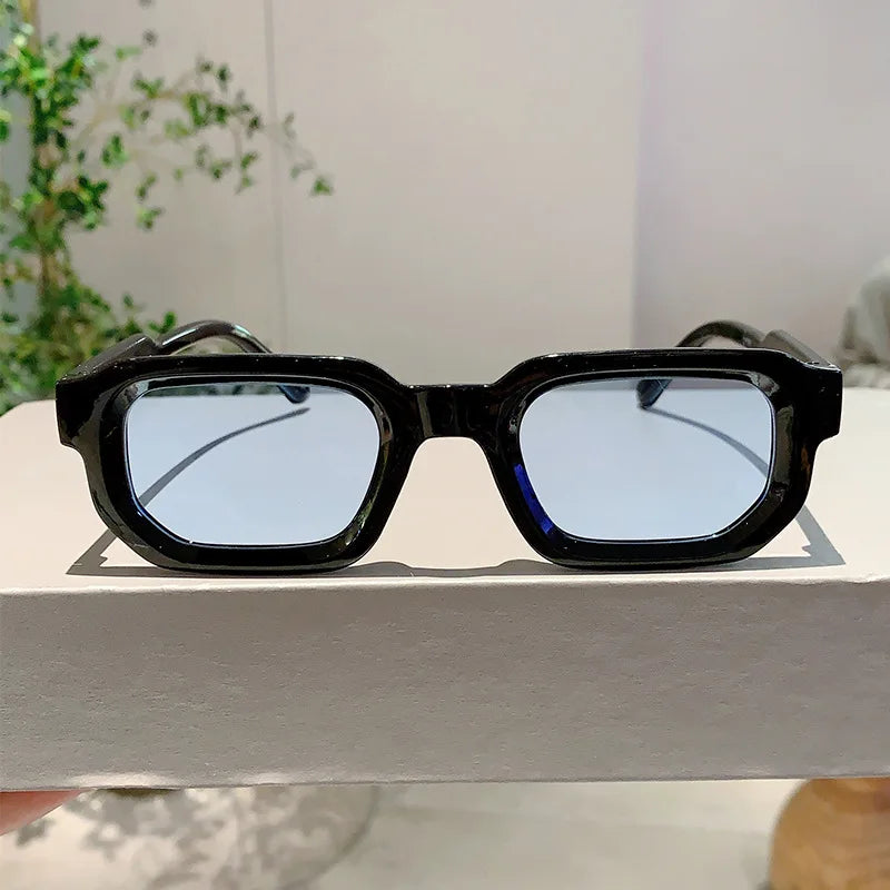 New Vintage Rectangle Frame Sunglasses