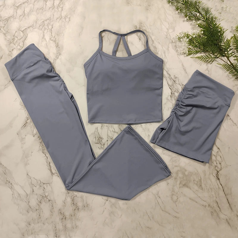 2-Piece Women's Yoga & Fitness Set – Sports Bra & Leggings