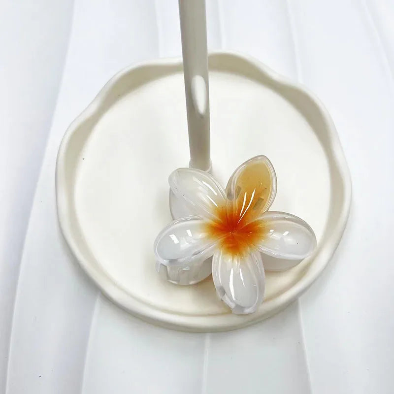 Large Flower Claw Clips