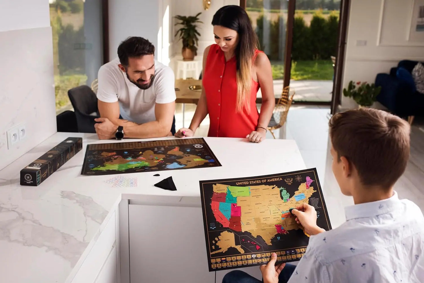 Deluxe Scratch-Off World Map