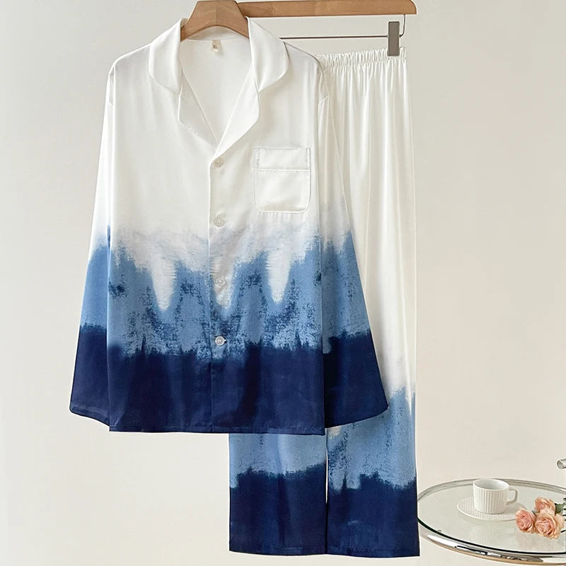 Women’s Floral Satin Pajama Set