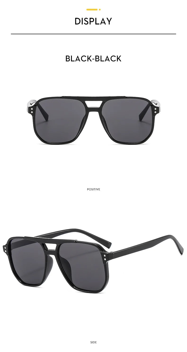Vintage Square Sunglasses