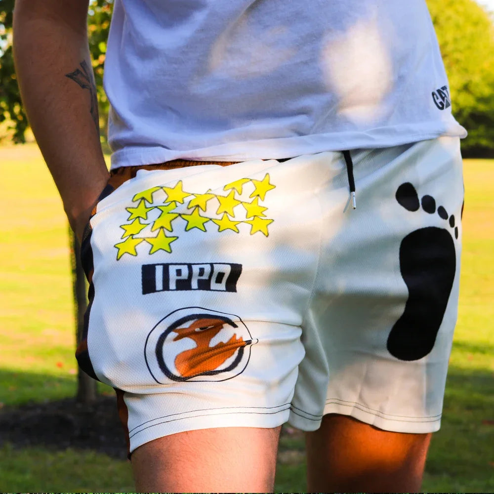 Anime 3D Print Mesh Shorts