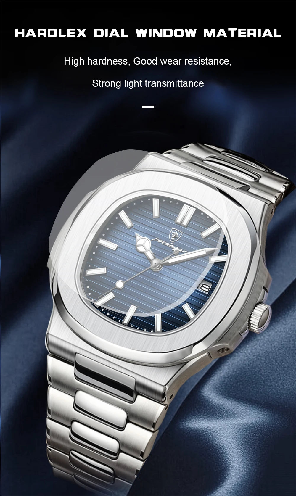 Square Luxury Men’s Wristwatch