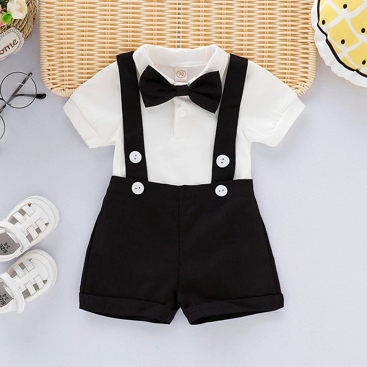 Mini Gentleman Baby Boy Outfit