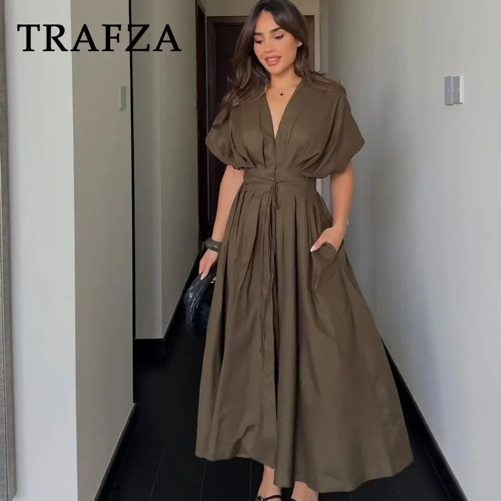 2025 Spring Summer Vintage Dress – Chic & Elegant Women’s Fashion