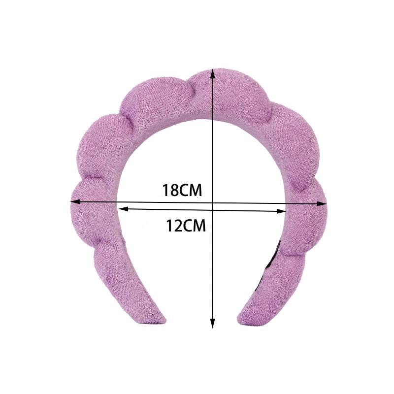 2025 Fashion Puffy Sponge Headband for Women & Girls