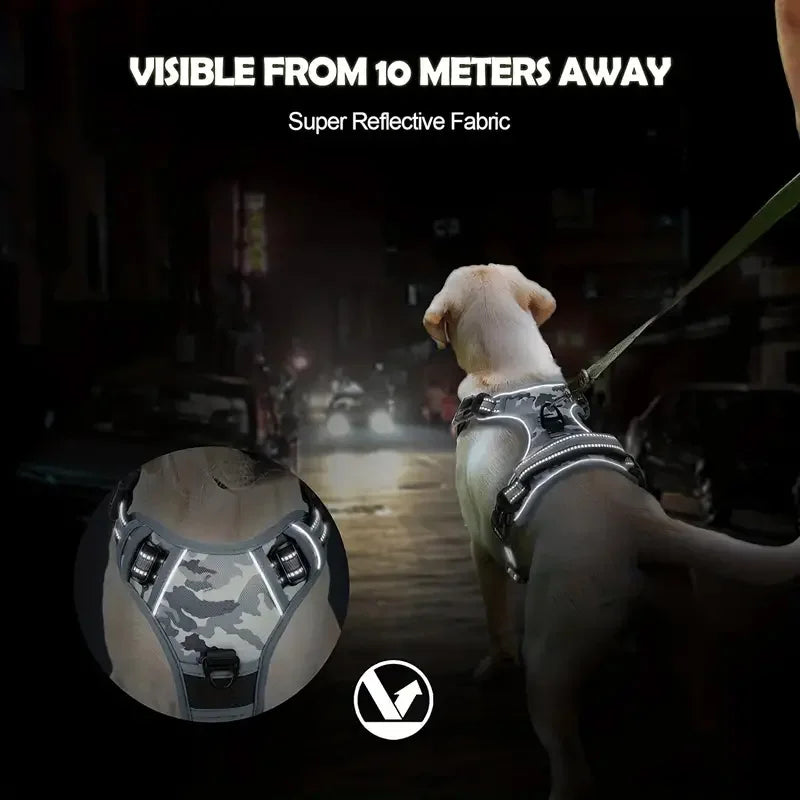 Easy Walking Reflective No-Pull Dog Harness with Handle