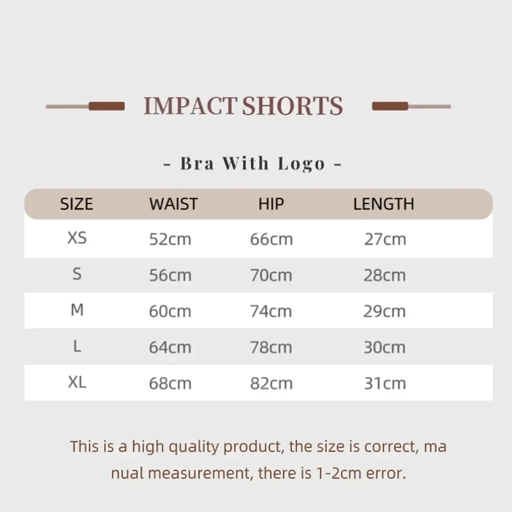 Women’s Impact Seamless Scrunch Bum Shorts – Low Ribbed Waist Gym Essential