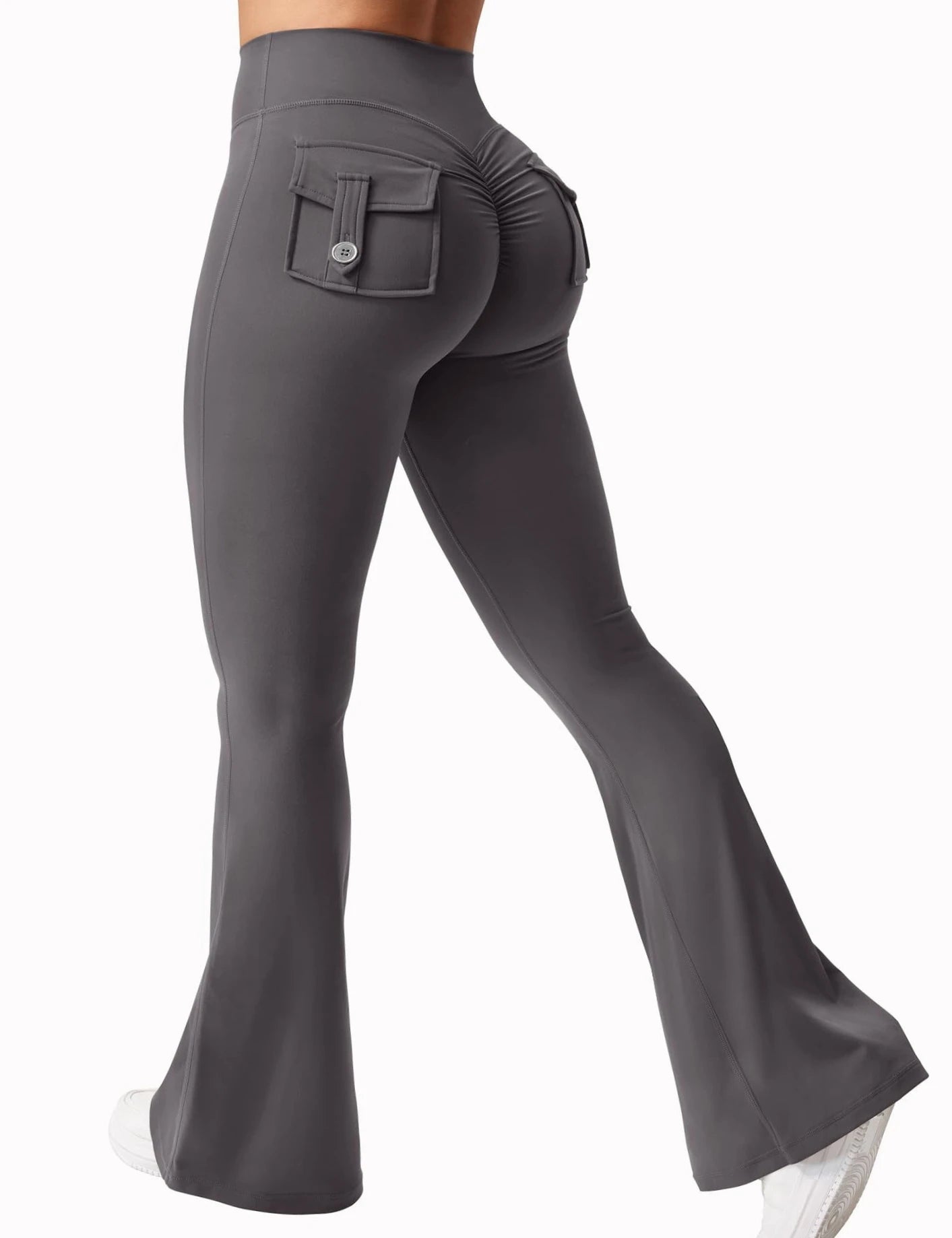 2025 New Arrival – Women’s Wide-Leg High-Stretch Yoga Leggings with Pockets