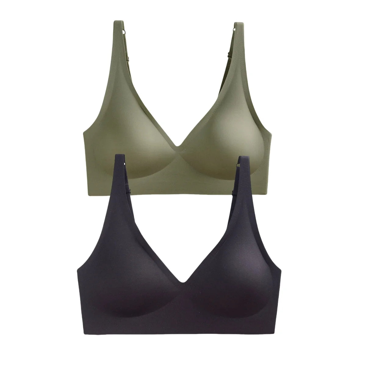 2Pcs/Set Seamless Wireless Bra