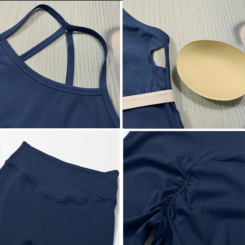 2-Piece Women's Yoga & Fitness Set – Sports Bra & Leggings