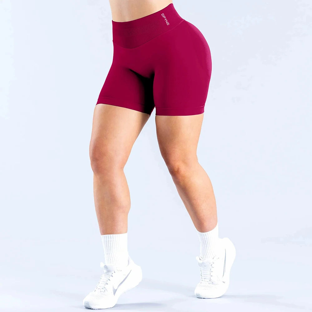 4.5" Seamless Scrunch Bum Yoga Shorts – Low Waist Workout Essential