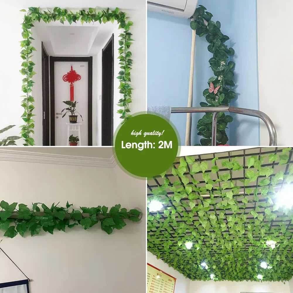 2/4/8/10M Artificial Ivy Garland