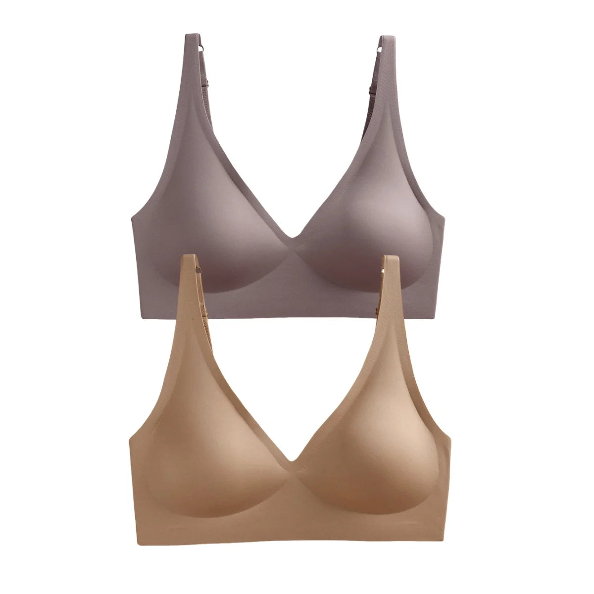 2Pcs/Set Seamless Wireless Bra