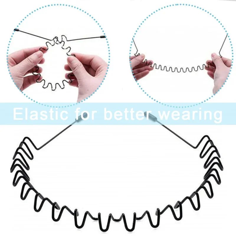 6/1PCS Fashion Metal Hair Band