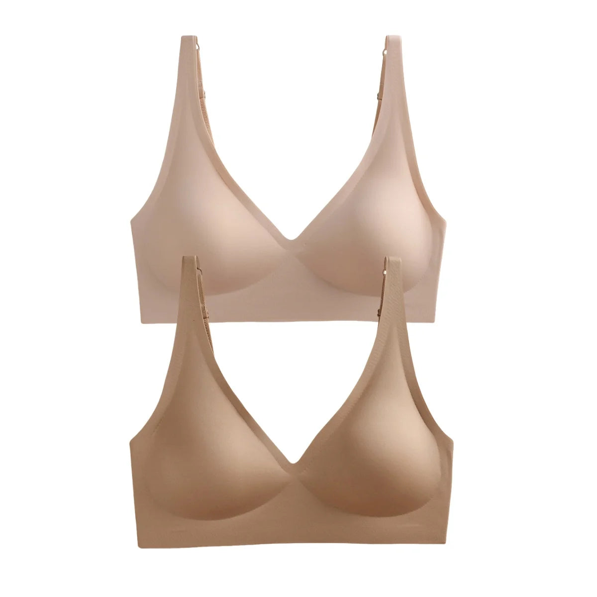 2Pcs/Set Seamless Wireless Bra