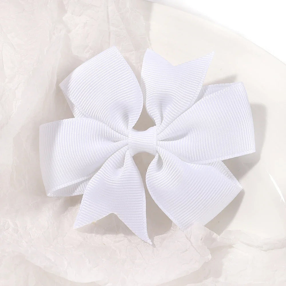 20/40PCS Candy Color Bow Hair Clip Set