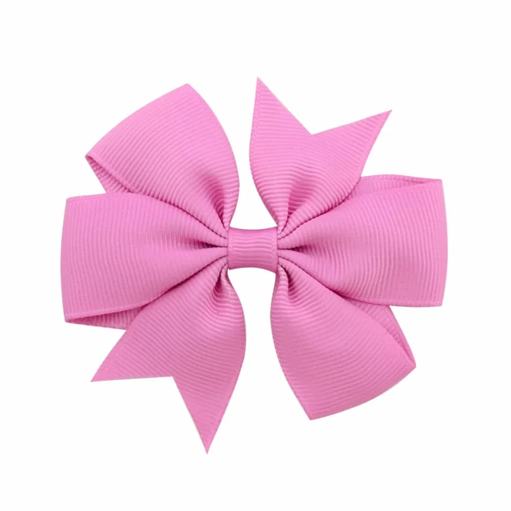 20/40PCS Candy Color Bow Hair Clip Set