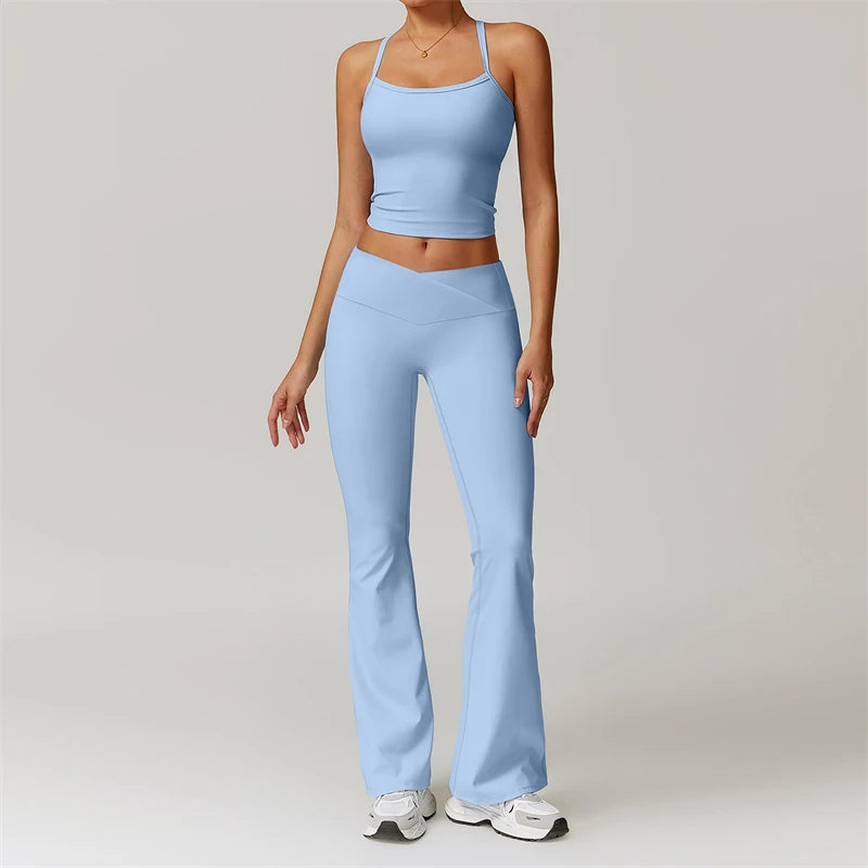2-Piece Women's Yoga & Fitness Set – Sports Bra & Leggings