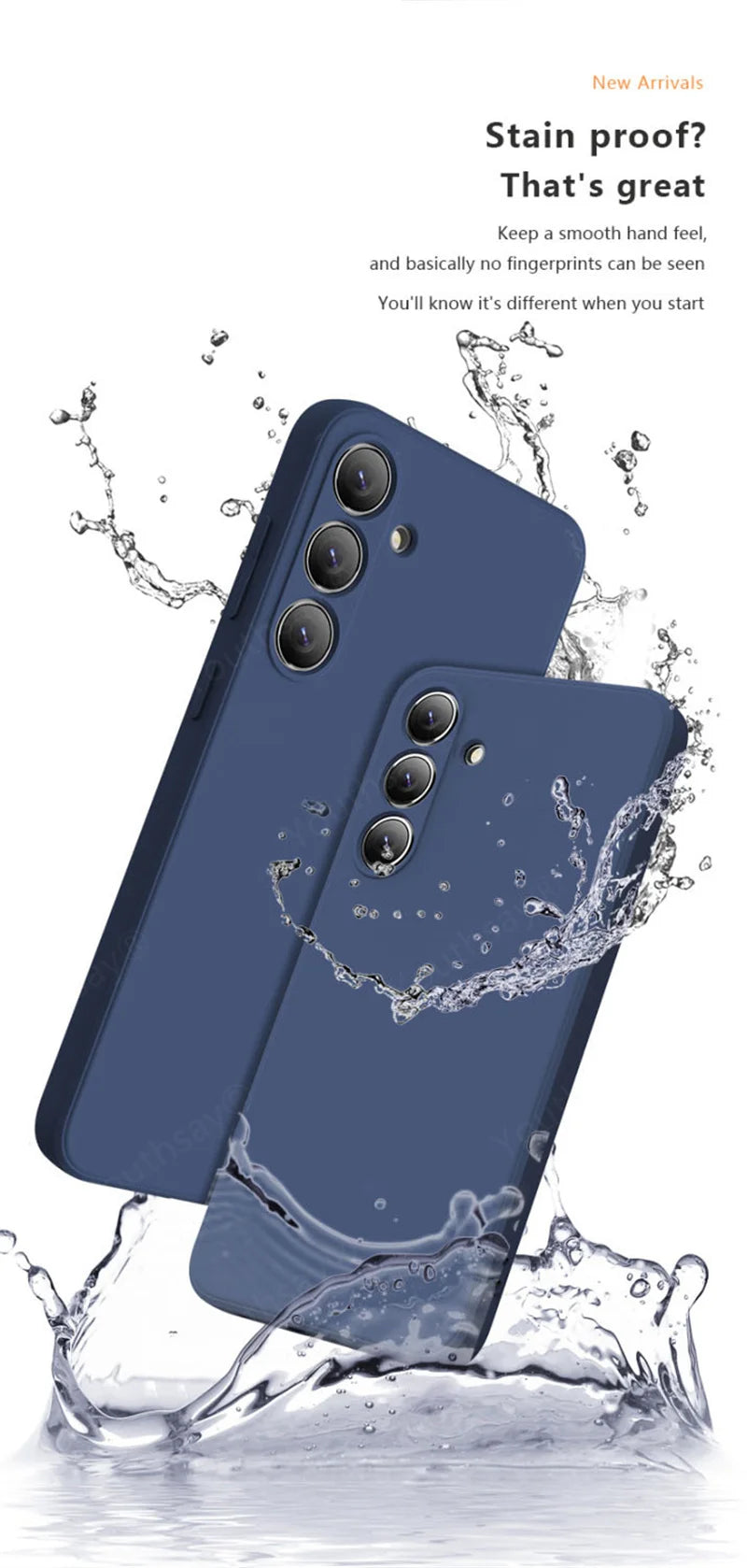 Liquid Silicone Soft Case for Samsung Galaxy A16 / A15 / A36 / A56 / A55