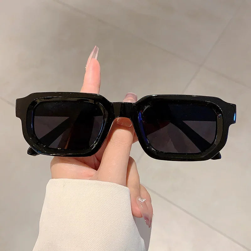 New Vintage Rectangle Frame Sunglasses