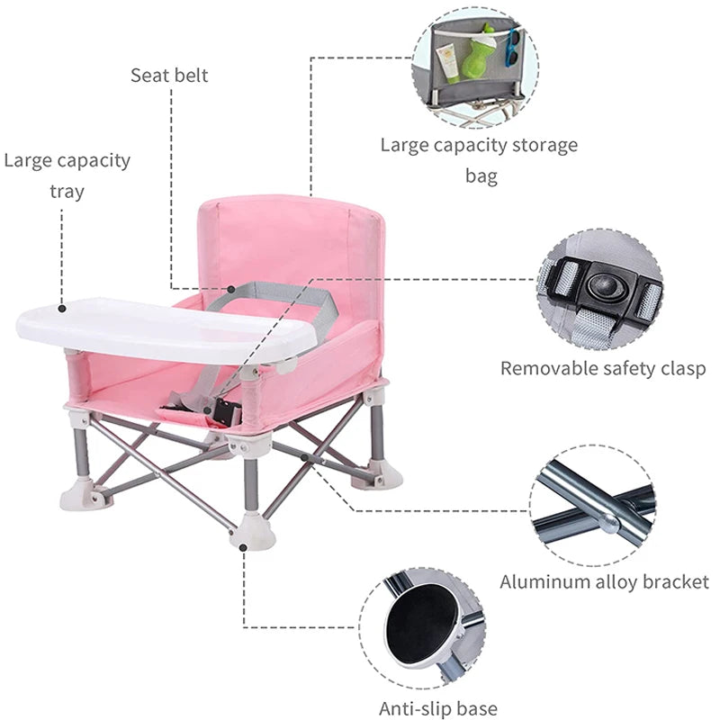 Portable Folding Baby Booster Seat
