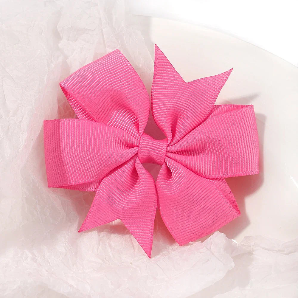 20/40PCS Candy Color Bow Hair Clip Set