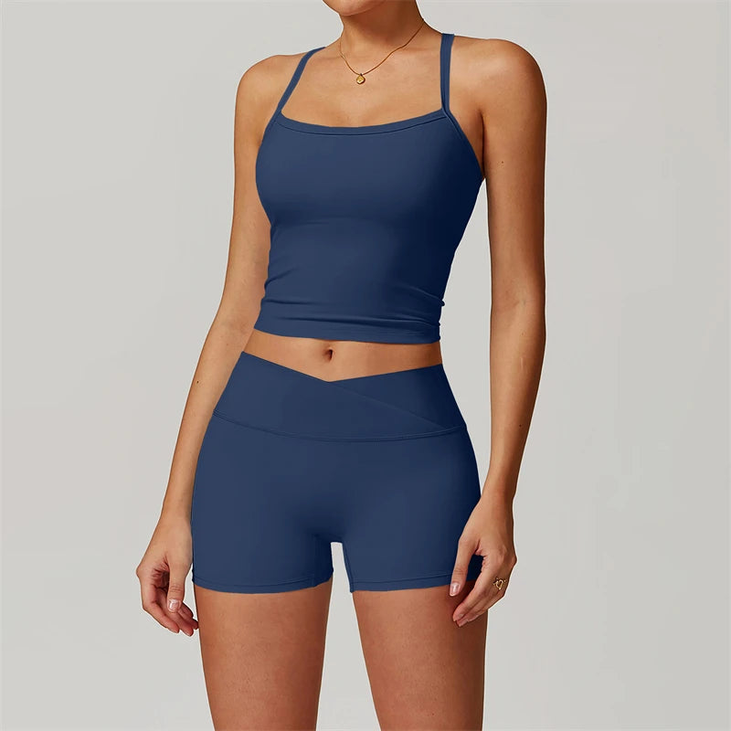 2-Piece Women's Yoga & Fitness Set – Sports Bra & Leggings