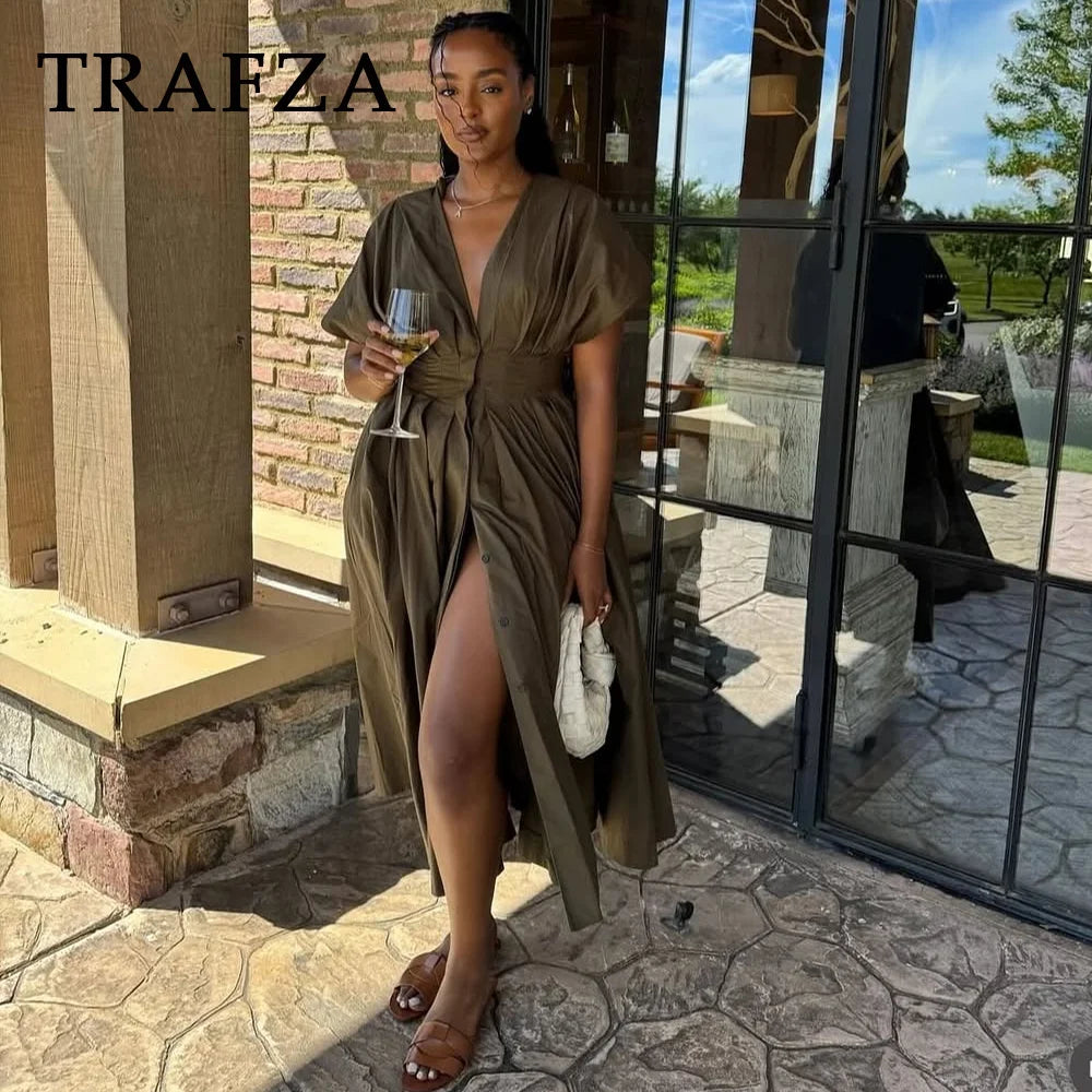 2025 Spring Summer Vintage Dress – Chic & Elegant Women’s Fashion