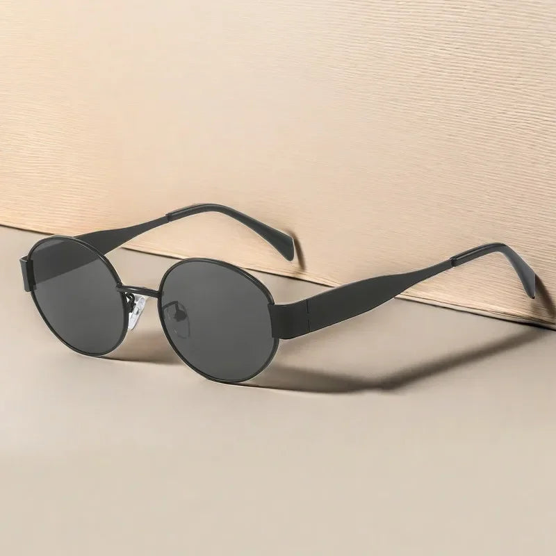 2025 Advanced Metal Oval Sunglasses