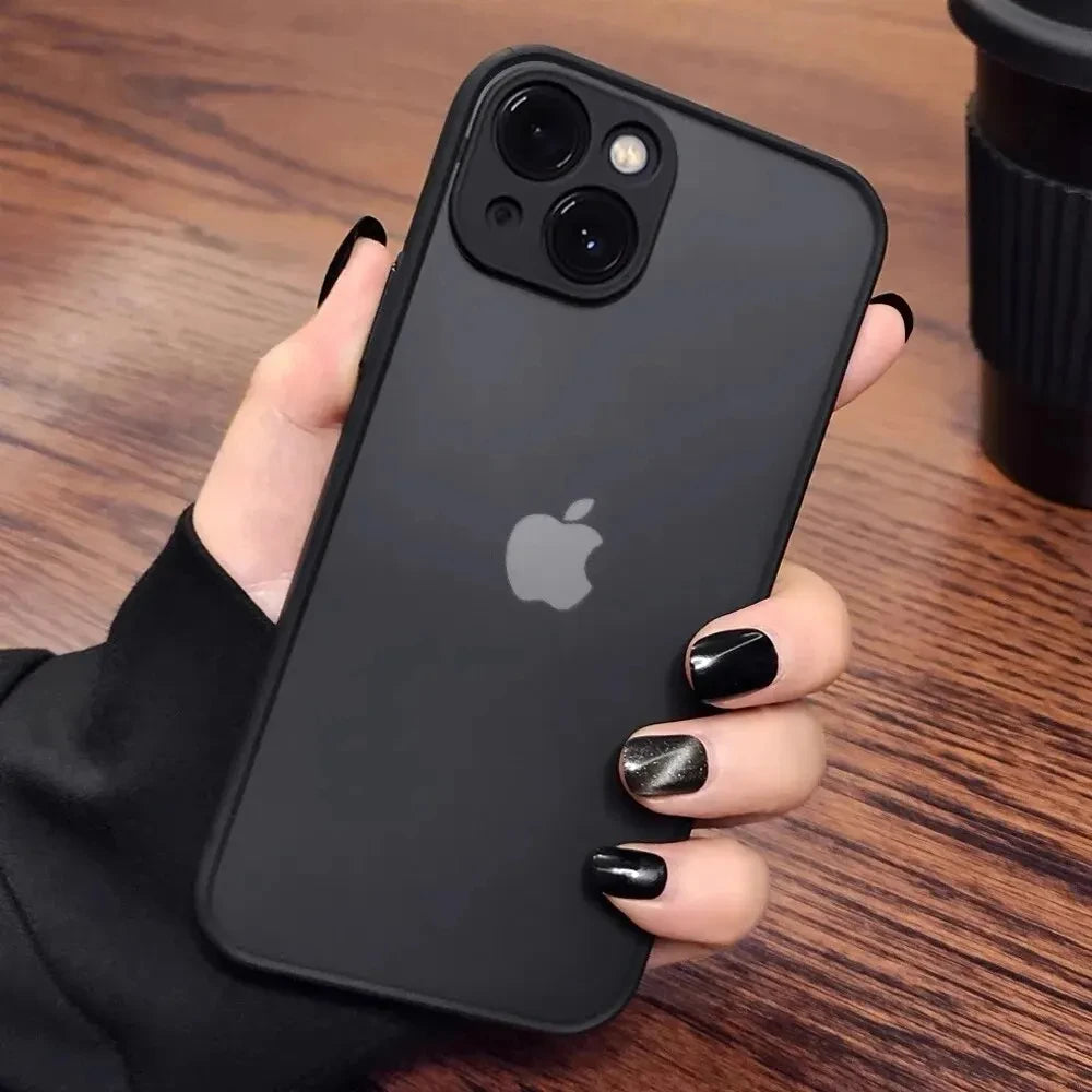 Shockproof Armor Matte Case for iPhone 16 / 15 / 14 Plus / 13 / 12 / 11 Pro Max