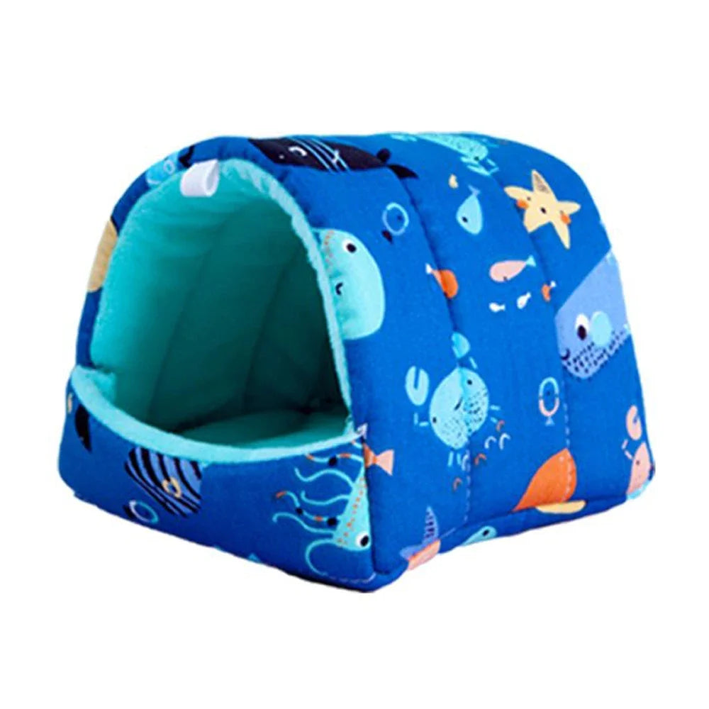Winter Cartoon Animal Nest Bed