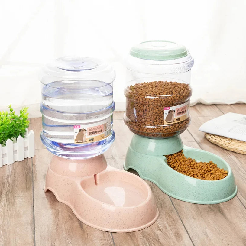 Large-Capacity Pet Feeder & Water Dispenser