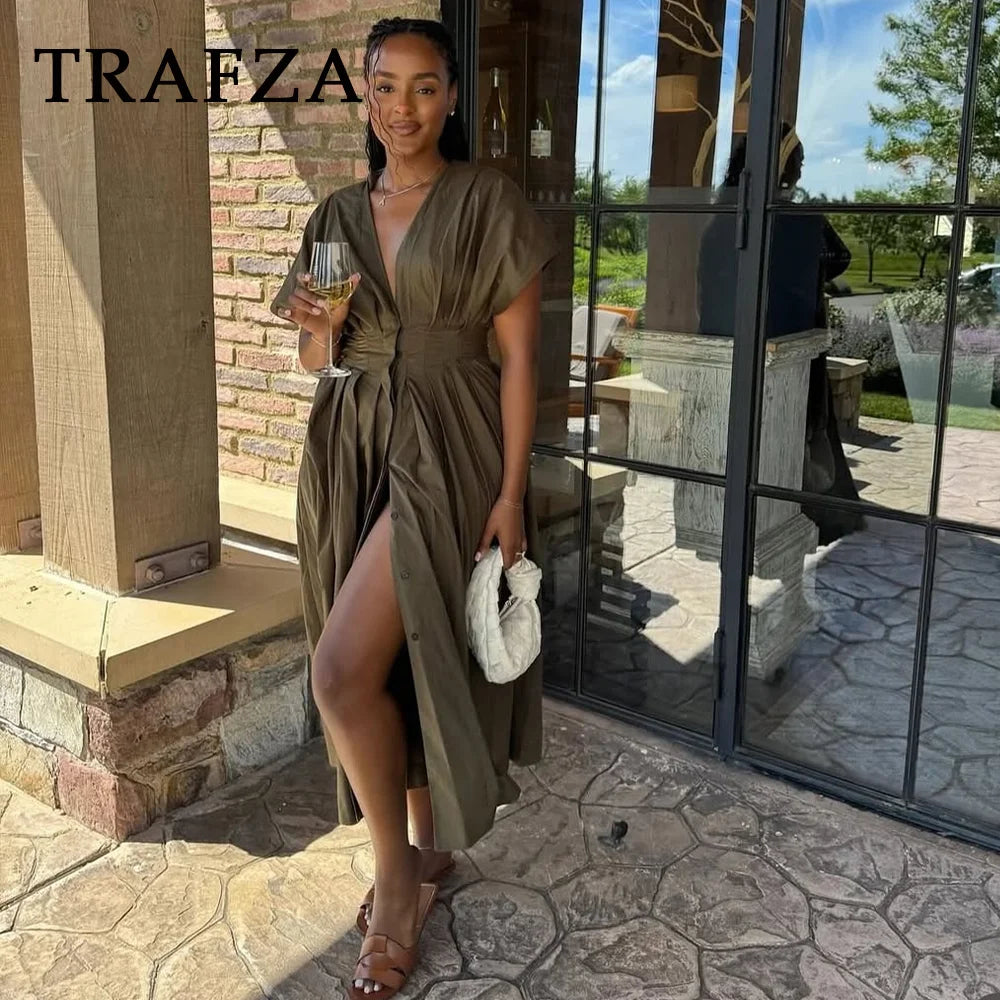 2025 Spring Summer Vintage Dress – Chic & Elegant Women’s Fashion