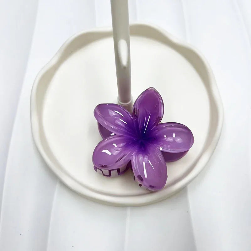 Large Flower Claw Clips