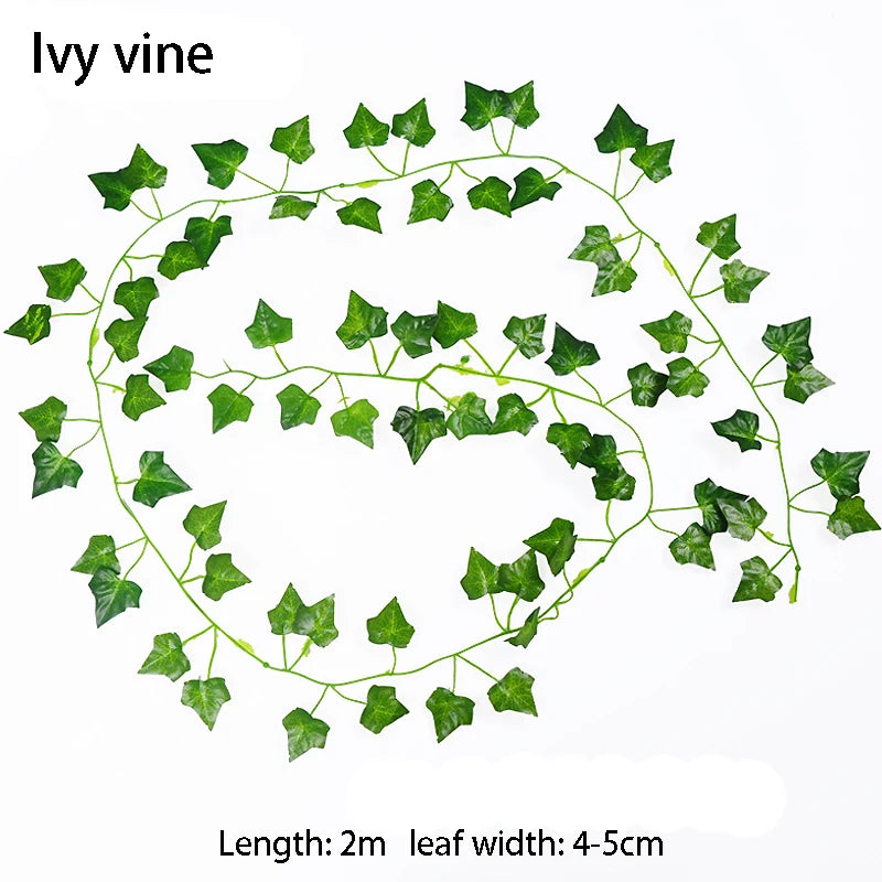 2/4/8/10M Artificial Ivy Garland
