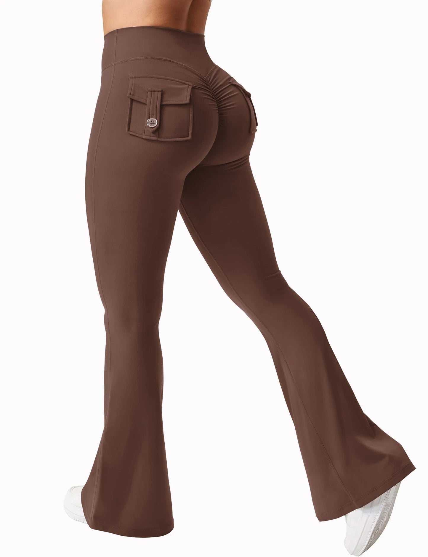 2025 New Arrival – Women’s Wide-Leg High-Stretch Yoga Leggings with Pockets
