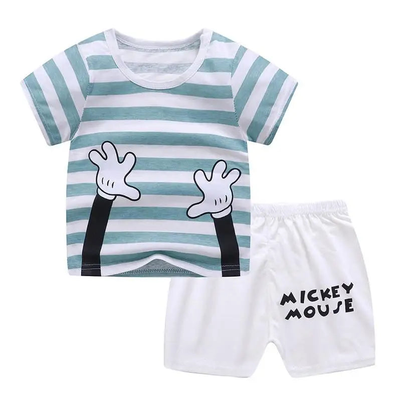 Casual Baby & Kids Sport Clothing Set – Disney Mickey Mouse (Boys, 9M–4Y)