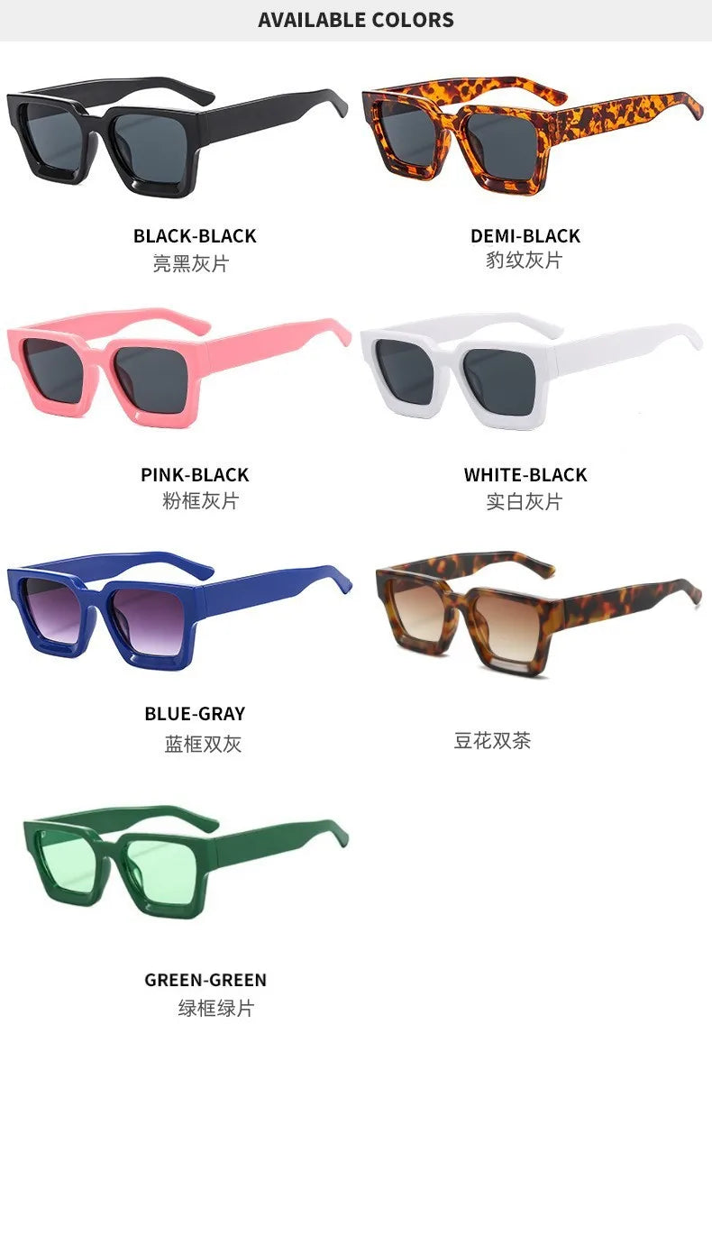 Vintage Small Square Sunglasses