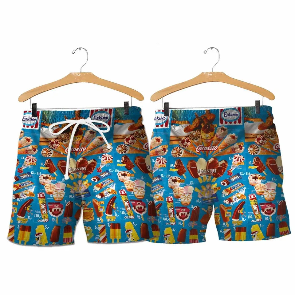 2025 Trendy Ice Cream Print Hawaiian Shirt