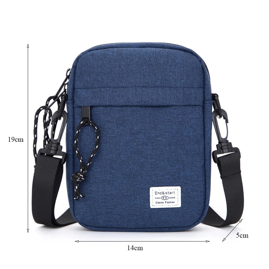 Simple Mini Crossbody Handbag for Men