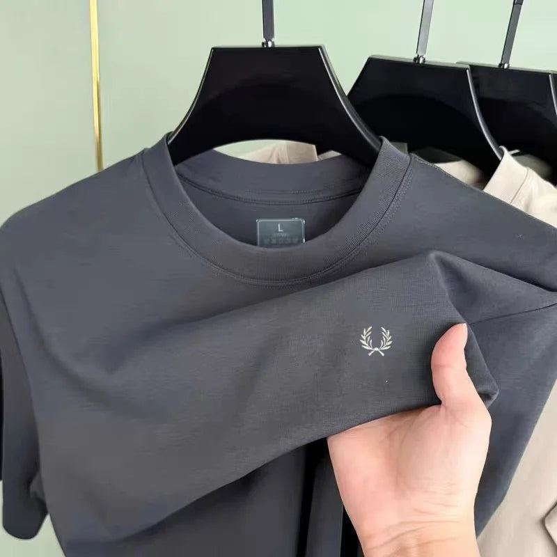 Luxury Cotton Men’s Seamless T-Shirt