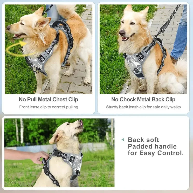 Easy Walking Reflective No-Pull Dog Harness with Handle