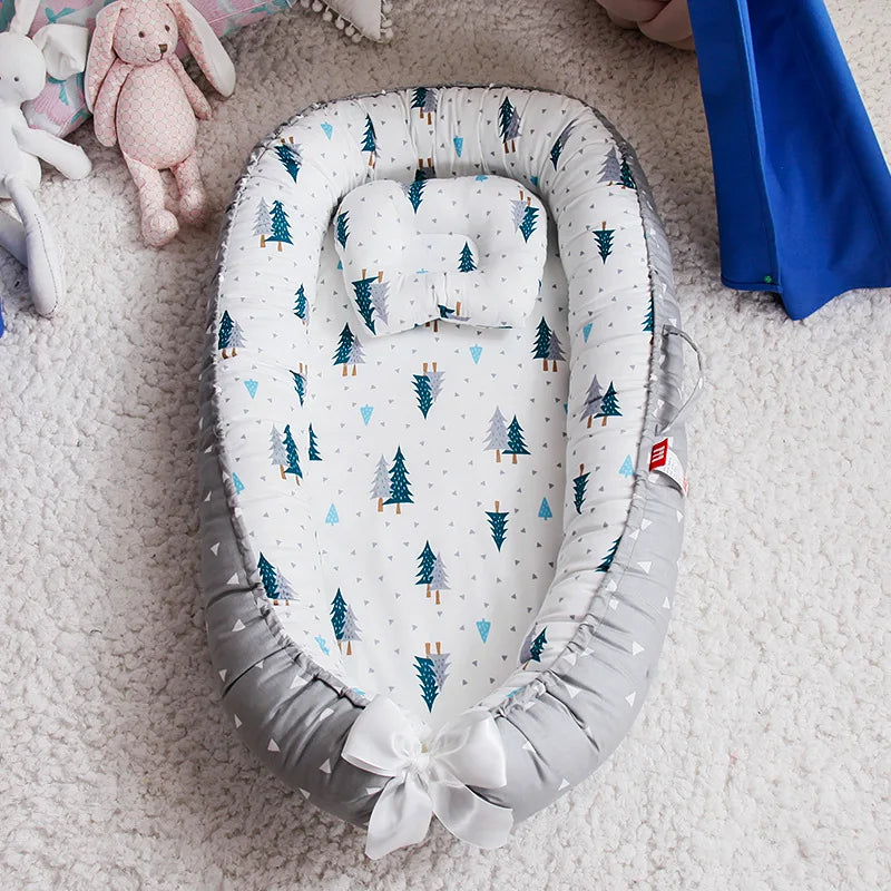 85×50cm Baby Nest Bed with Pillow