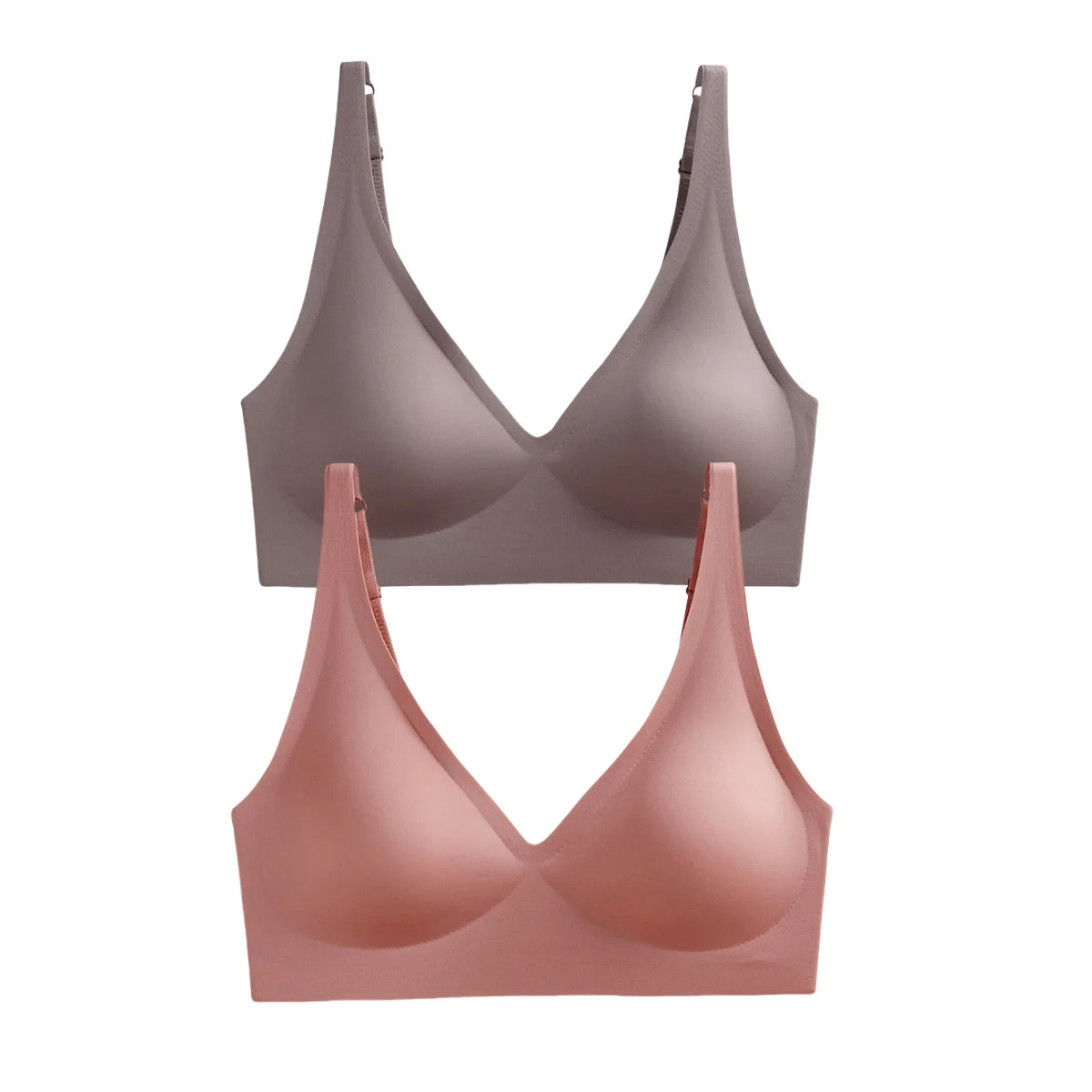 2Pcs/Set Seamless Wireless Bra