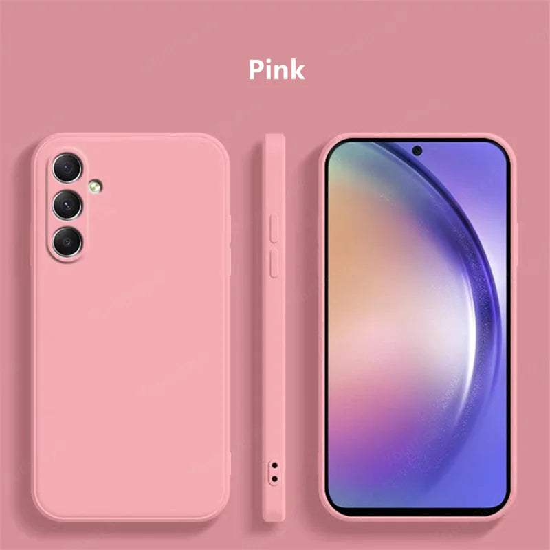 Liquid Silicone Soft Case for Samsung Galaxy A16 / A15 / A36 / A56 / A55