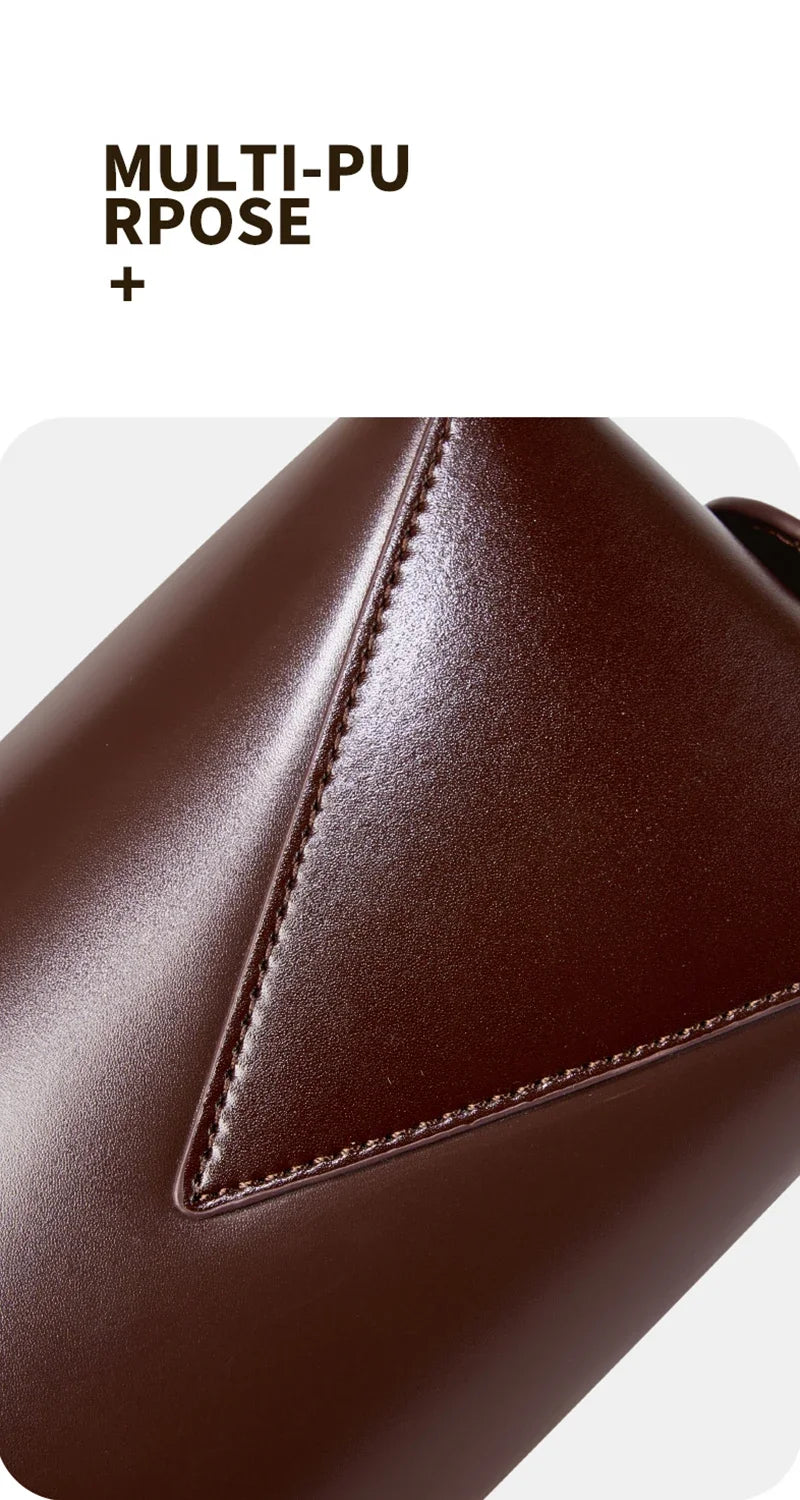 2025 New Genuine Leather Women’s Shoulder Bag